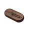 Деревянная флешка Орех 32 GB 2.0 "Овальная" в подарочной коробке