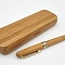 Шариковая ручка из бамбука в деревянном футляре