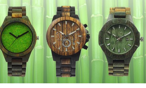 Новое пополнение - авторские часы из бамбука!