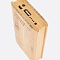 Портативное зарядное устройство из дерева (бамбук) 1 USB выхода