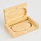 Деревянная флешка Бамбук 32 GB 2.0 "Овальная" в подарочной коробке