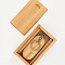 Деревянная флешка 32 GB 2.0 "Овальная брелок" в подарочной коробке