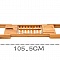 Деревянная полка на борт ванны из бамбука с лотком для полотенца 70-105 см