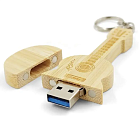 Деревянная флешка-брелок 32 GB 3.0 "Гитара"