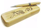 Подарочная ручка из бамбука "Учитель источник..."